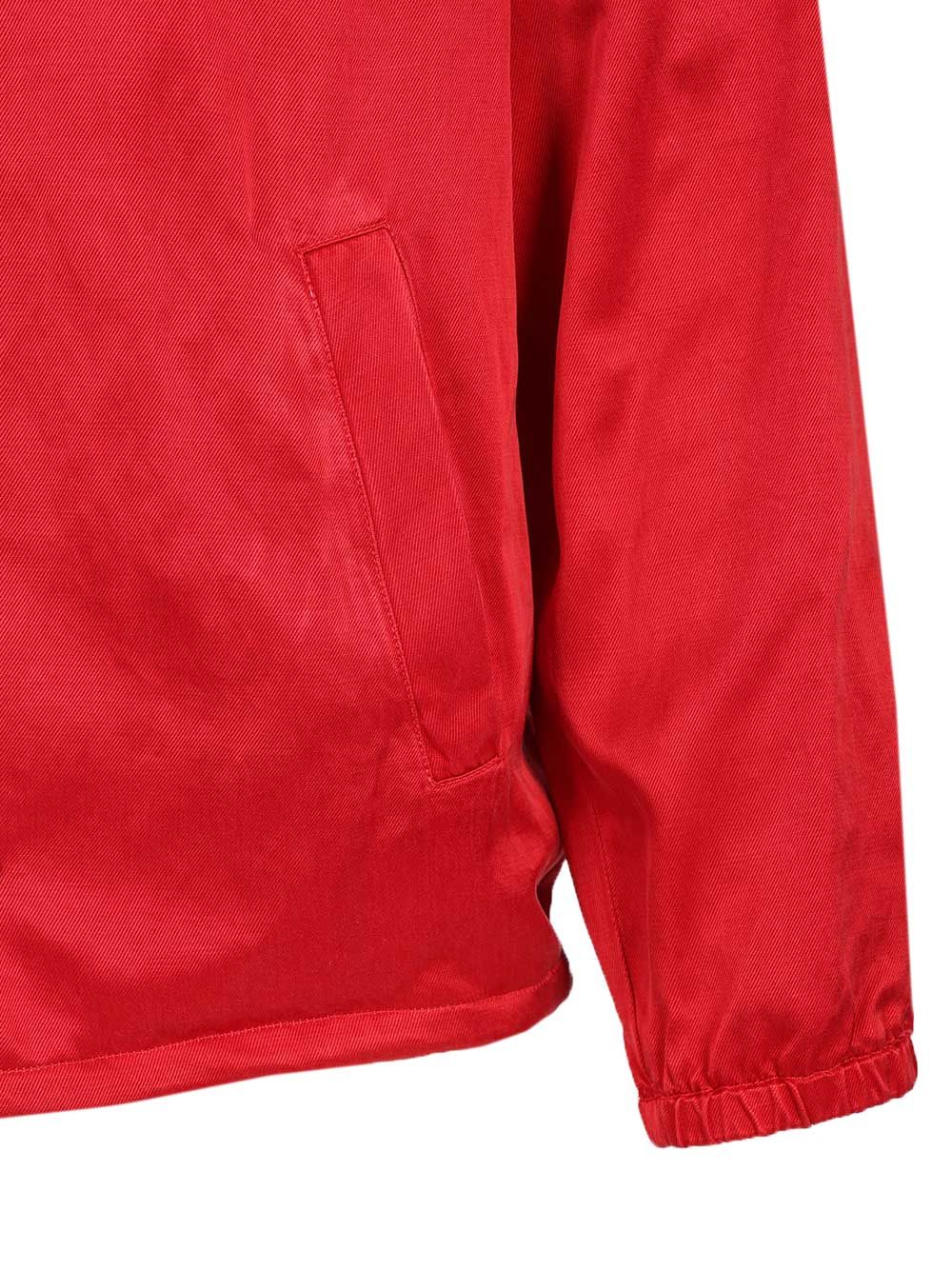 Dries Van Noten Satin Blouson Jacket Giacche - Rosso | 5afc37806bd3baf6d6c177b66dc3a79a513acf79