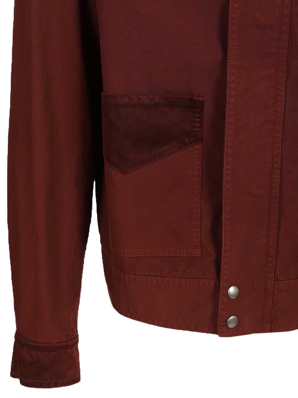 Dries Van Noten Cotton Blend Blouson Giacche - Bordeaux | d6c7723197114f571a9eca9ab8583a8c52e2c8d5