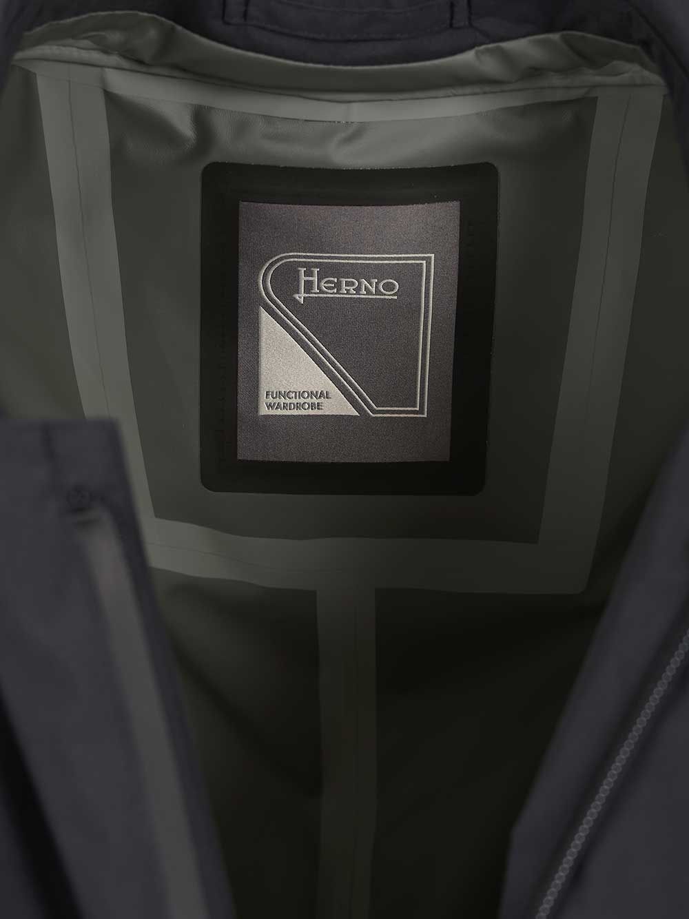 Herno Rain Coats - Blu | 5eee0c2a016c598156136efabb59d997e35175d4