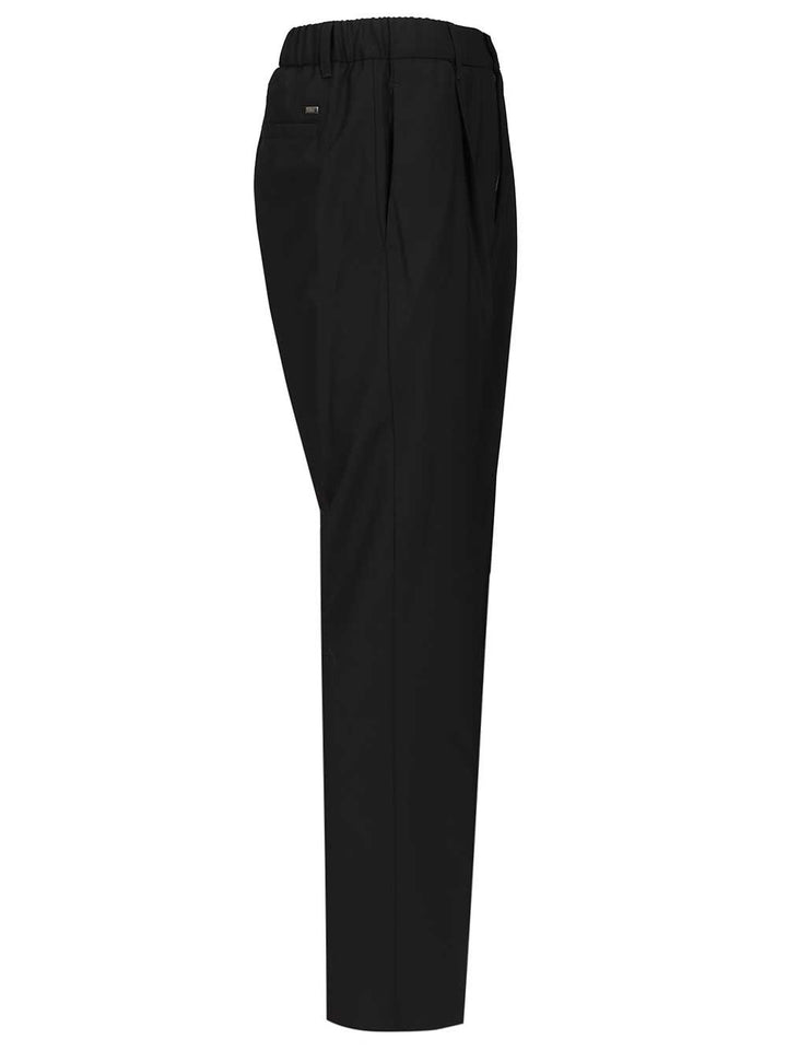 Herno Stretch Wool Blend Trousers - Blu | 2d7767bbef52be784e3df52f0476ac599af70620
