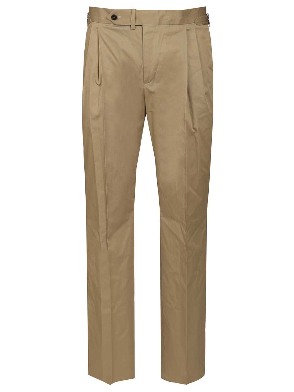 Dolce & Gabbana Stretch Gabardine Trousers - Verde | 53c1276c835416c758416351d13e8ad69b7b9222