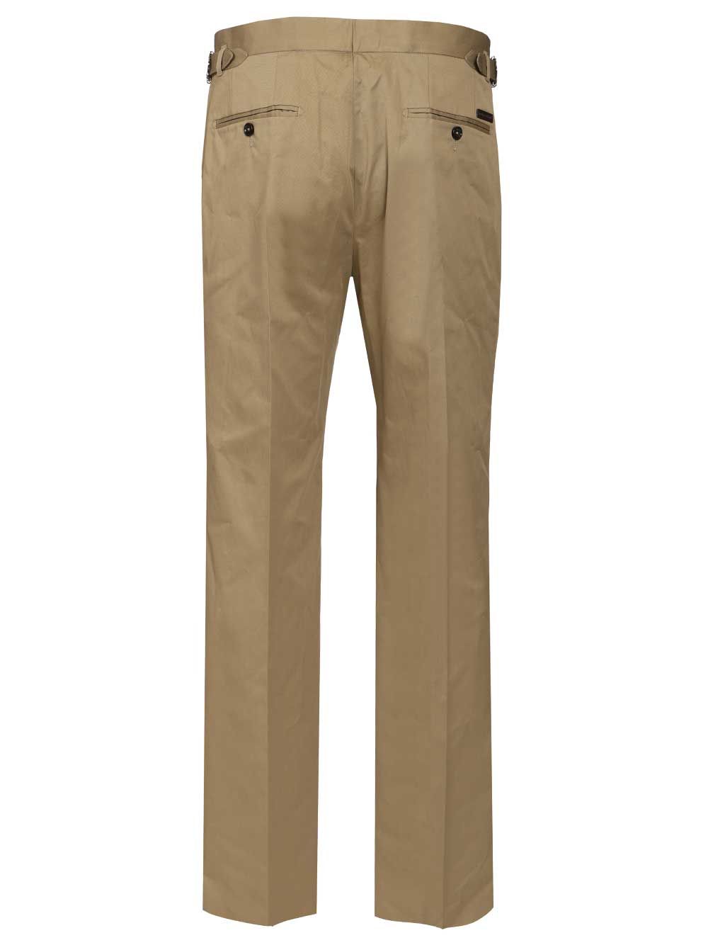 Dolce & Gabbana Stretch Gabardine Trousers - Verde | 7893ac193cb2a5be1c2495629c14e53b950e8918