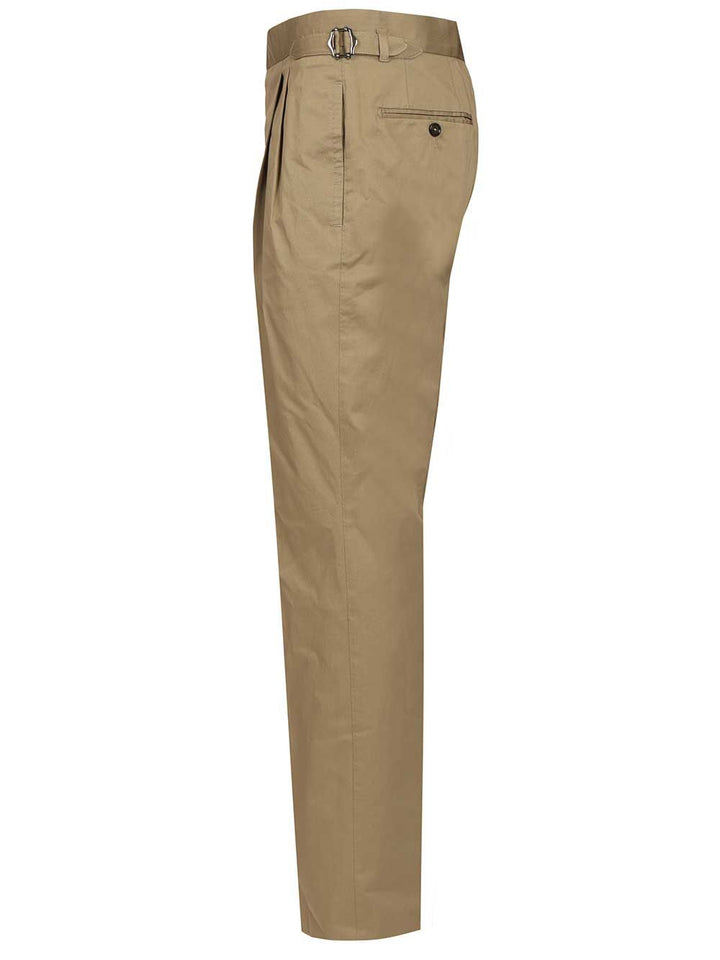 Dolce & Gabbana Stretch Gabardine Trousers - Verde | e31cab5550bd910f77064fd537111a862f8a289d