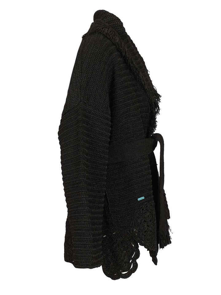 Alanui Island Memories Knitwear - Nero | 218b4514202786b4dc5fe8107d60f3fe51319fa4