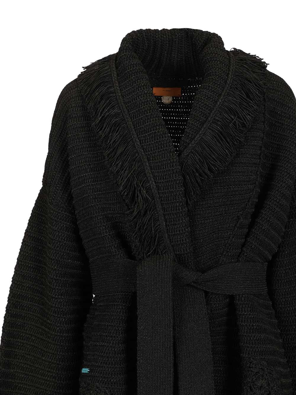 Alanui Island Memories Knitwear - Nero | 50769fe6d62b4efaf1665850203684dd0f8c44e6