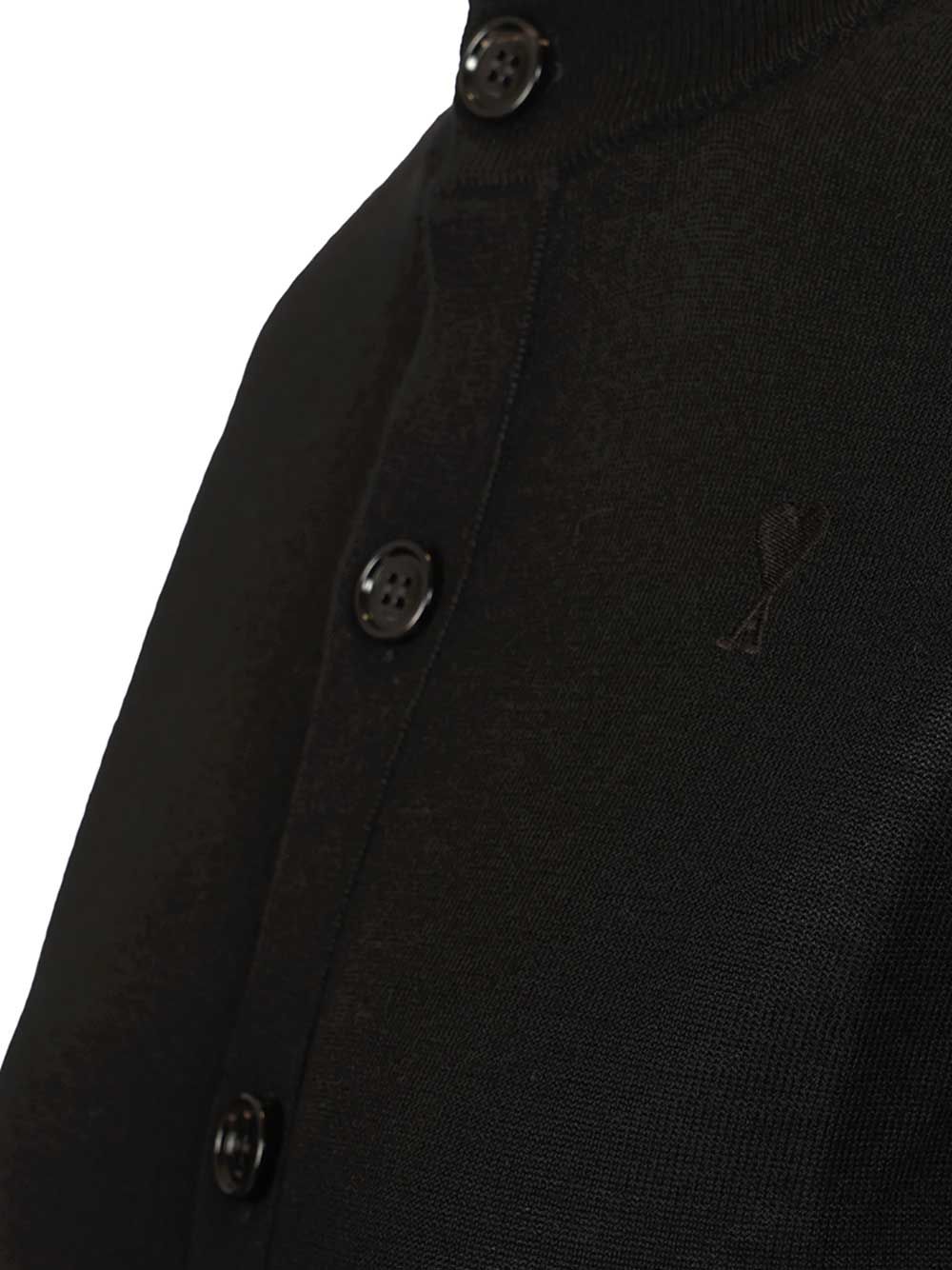 Ami Ami De Cœur Cardigan Knitwear - Nero | 0d608b7646dd391f952224f447bfbbb086f4107d