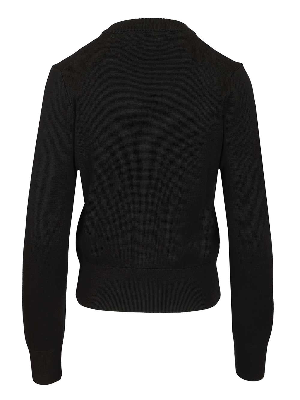 Ami Ami De Cœur Cardigan Knitwear - Nero | 0de8adf518f0bacd9093af1a55c0ad4124480ff3