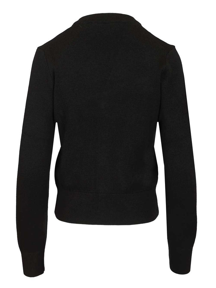 Ami Ami De Cœur Cardigan Knitwear - Nero | 0de8adf518f0bacd9093af1a55c0ad4124480ff3