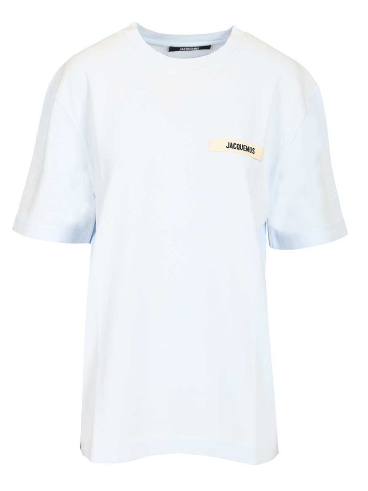 Jacquemus Cotton T-Shirt - Light blue | a9a06ea7513afdfac03900019250888c473b1cf8