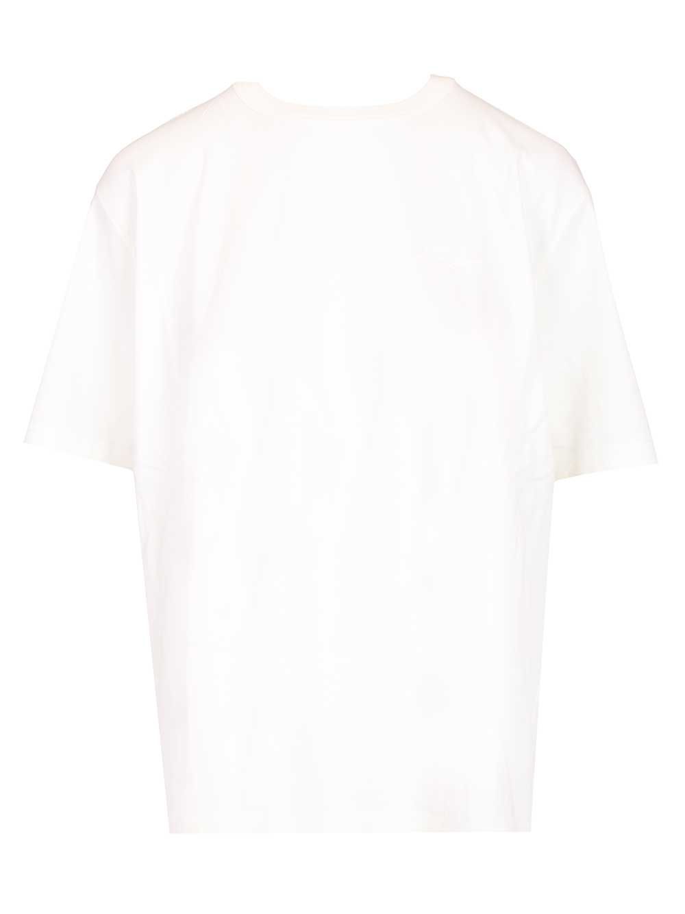 Jacquemus Cotton And Silk T-Shirt - Bianco | 44758afc6fa7297c3f29cbb334752fd27715968e