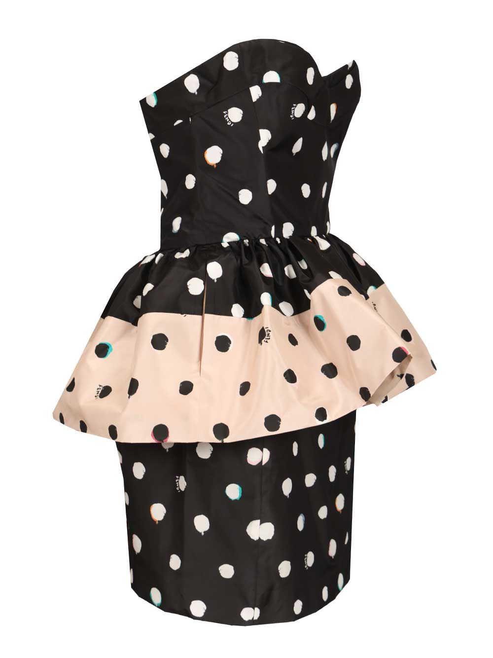 Fendi Short Dress Abiti - Nero | 40a6d1806c1d91fbb7187083b01182cc4074bf8f