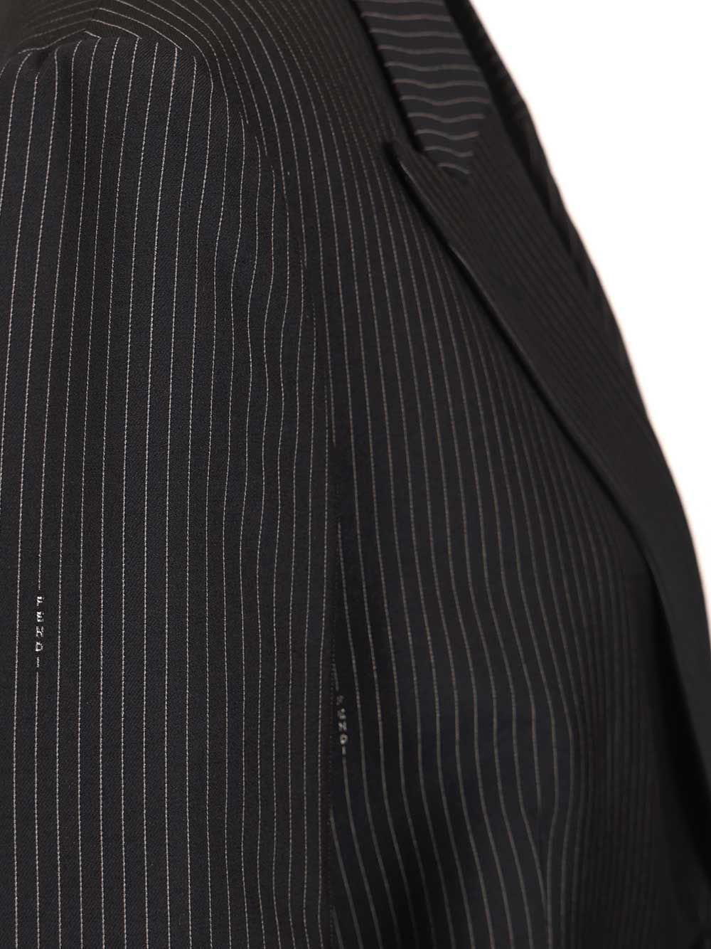 Fendi Pinstriped Wool Blazer Giacche - Blu | a6d385425e248bad50992424b7c1fbba9c40605b