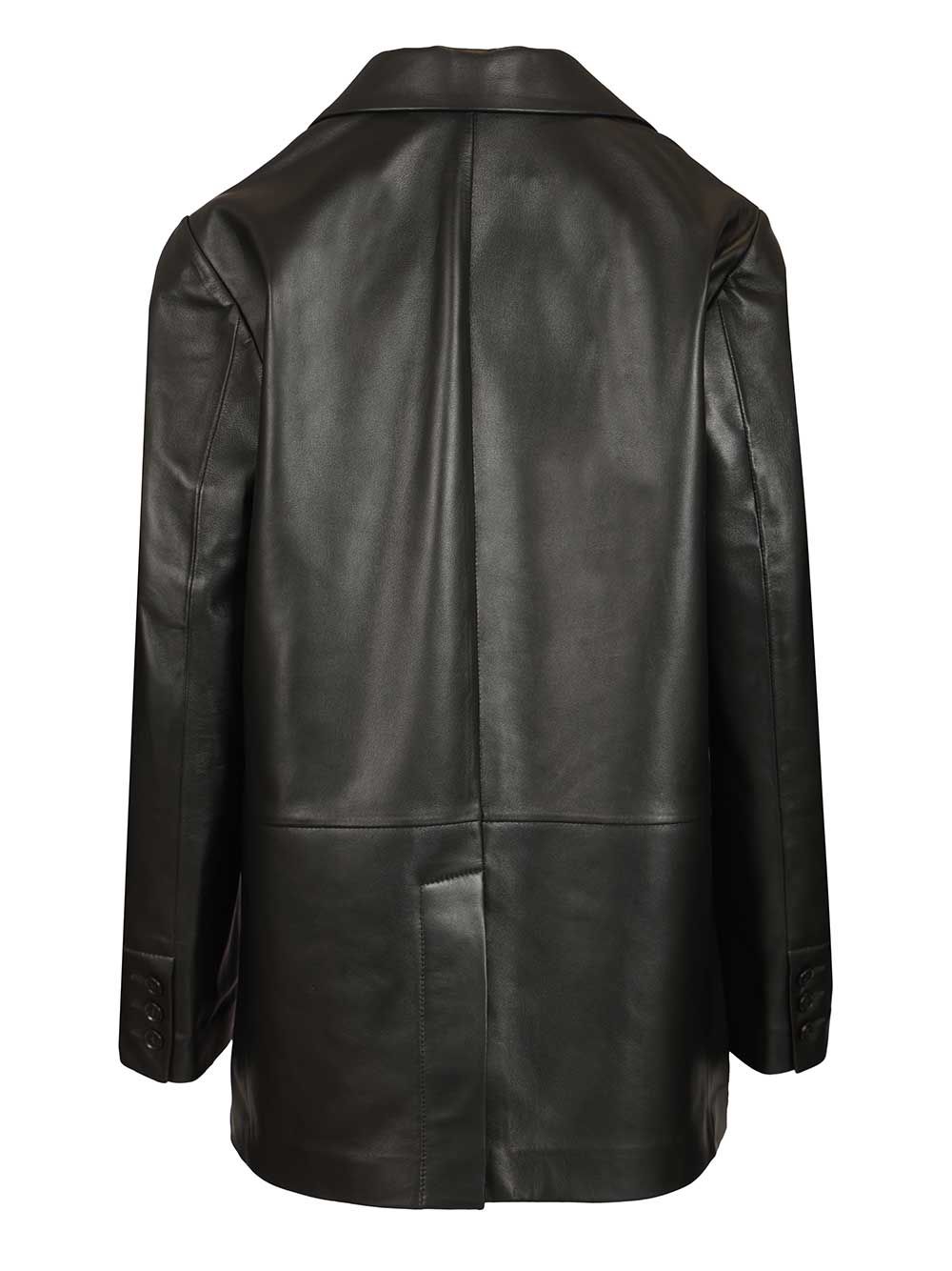 Arma Ohann Leather Blazer Giacche - Nero | d4ead80a1057a58bfb6b6726f5dc90bb90eaa1a2