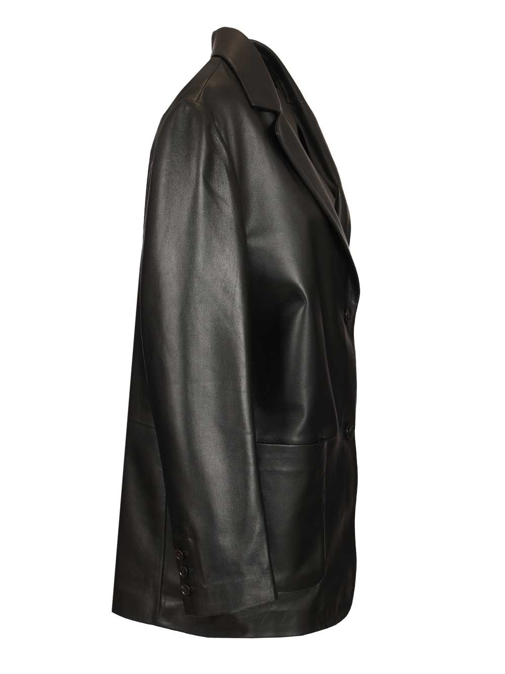 Arma Ohann Leather Blazer Giacche - Nero | 0fa0446563bff8fa7d6b5fc5ebf75e1ea65b14d7