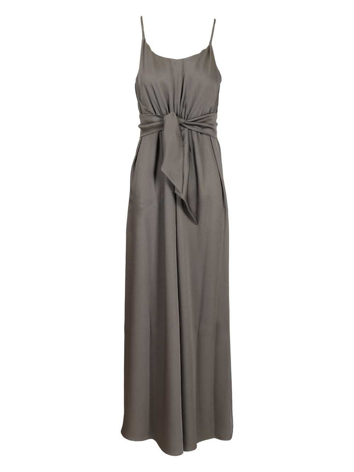 Emporio Armani Long Dress Abiti - Grey | b2fbdc57b54749f2a025c33872e71e07b07de972