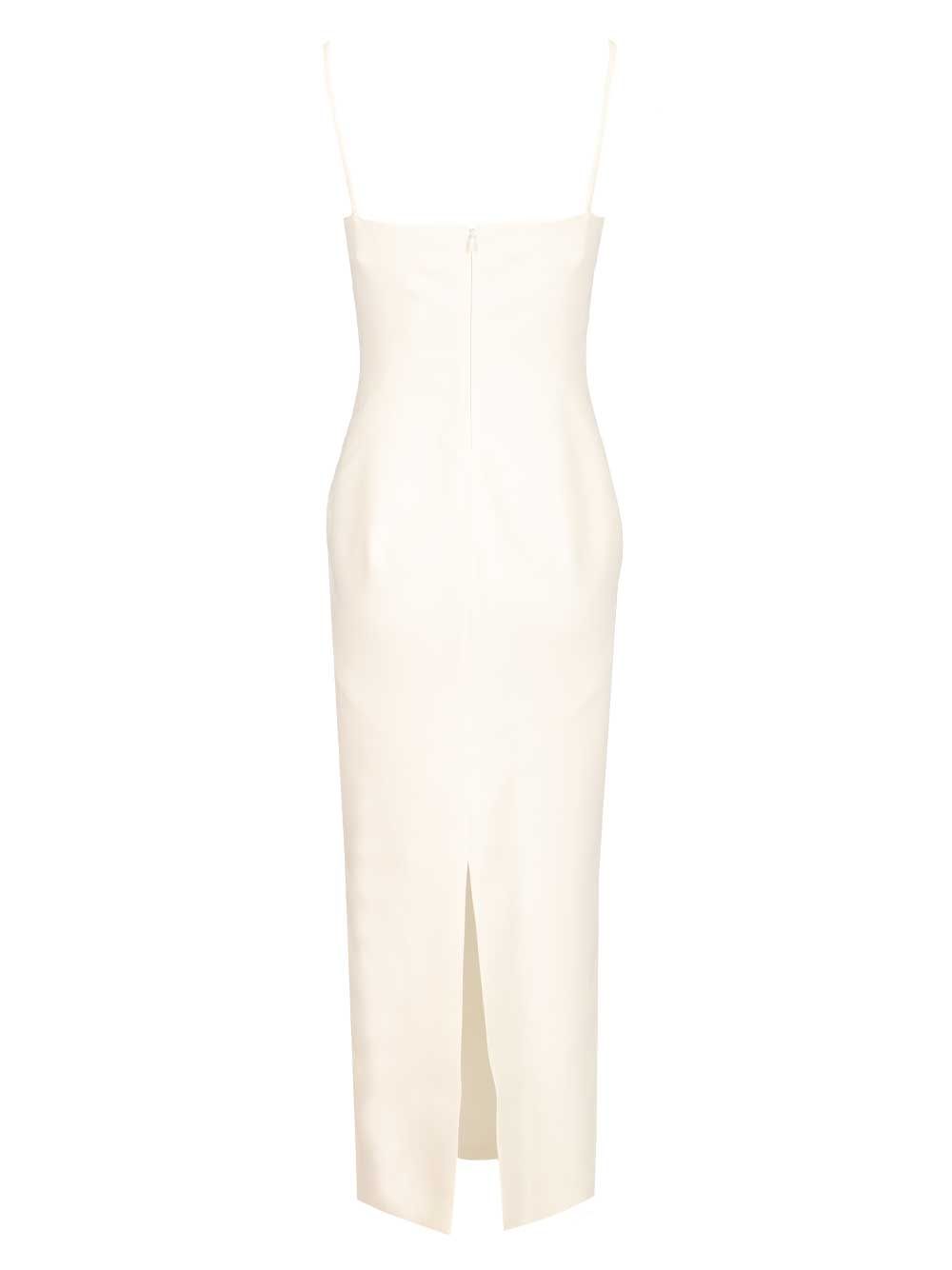 Givenchy Long Dress With Slit Abiti - Bianco | 0238b03e5bc58d2a33ee81c64f397f9f6299bf5d
