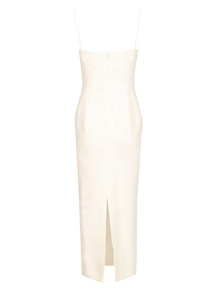 Givenchy Long Dress With Slit Abiti - Bianco | 0238b03e5bc58d2a33ee81c64f397f9f6299bf5d