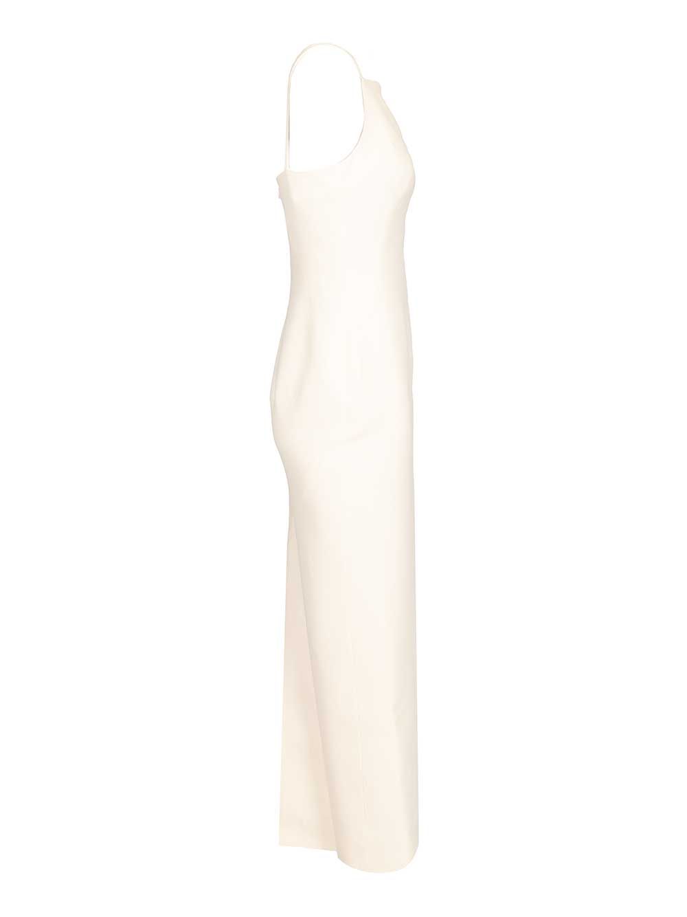 Givenchy Long Dress With Slit Abiti - Bianco | 967951c7e974f5d12066c15a926e137e6ef8febb