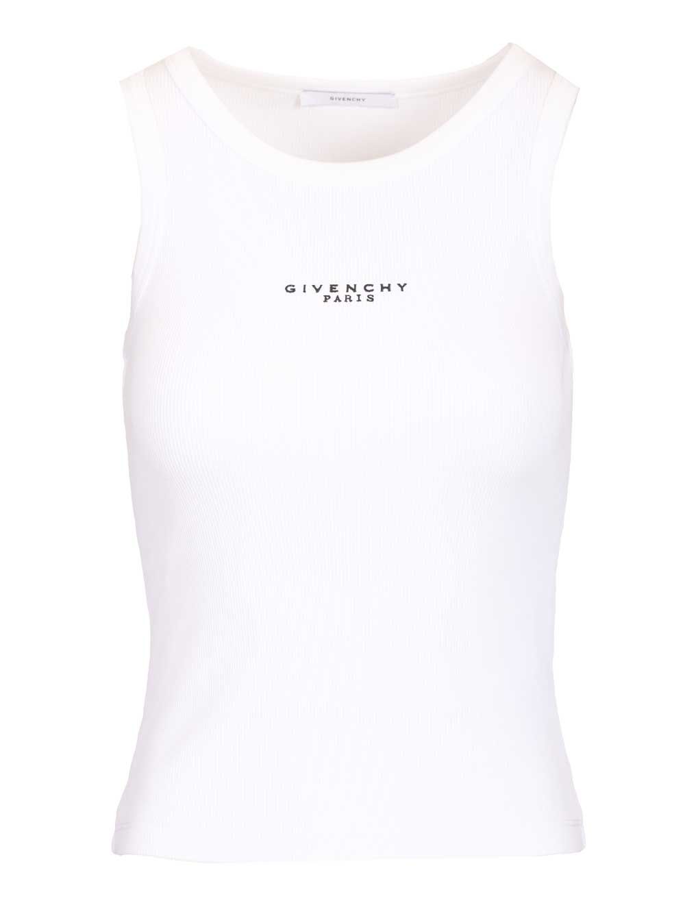 Givenchy Cotton Top Top - Bianco | 1931feb060328e35220eb23561556978fe6d3046