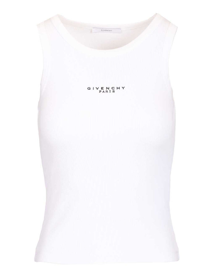 Givenchy Cotton Top Top - Bianco | 1931feb060328e35220eb23561556978fe6d3046