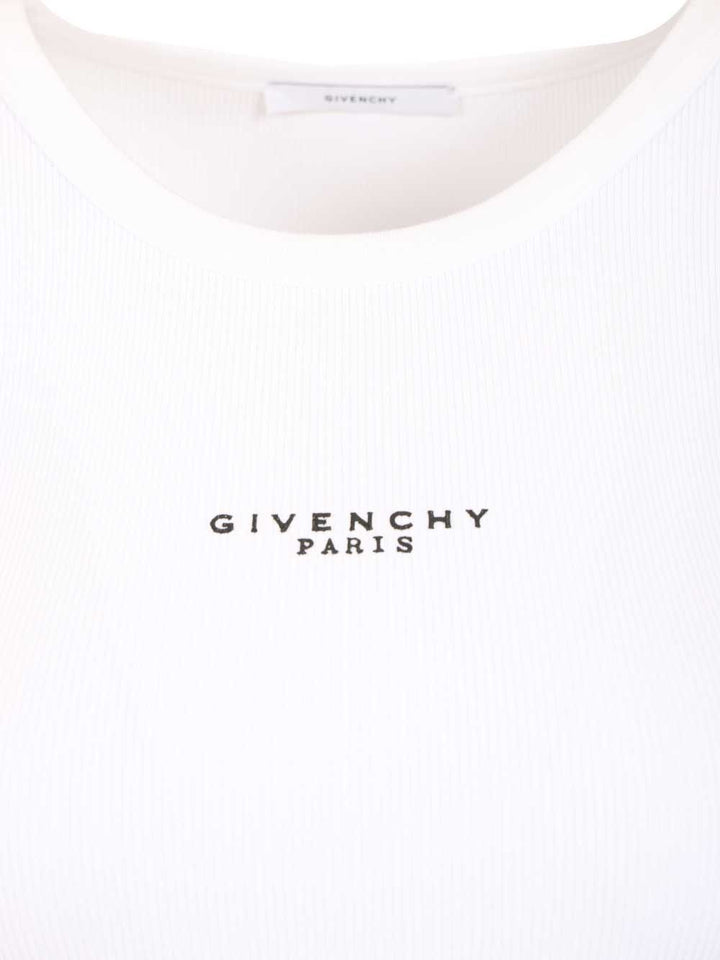 Givenchy Cotton Top Top - Bianco | 1f1b9d0e2b33810562aba48799bc45bee967dbfe