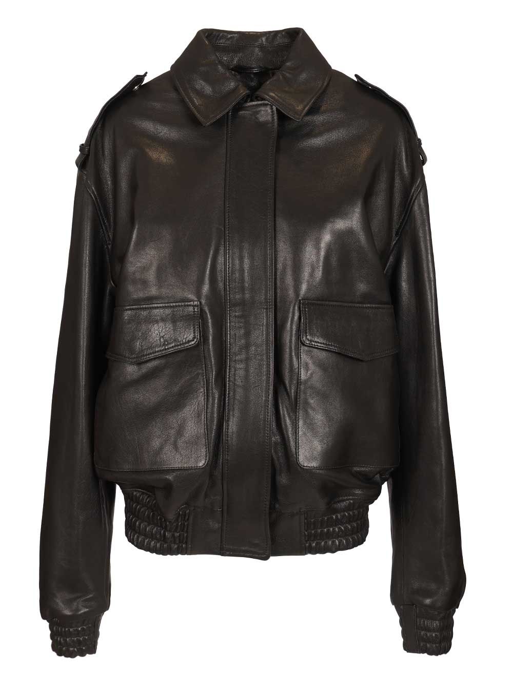 Arma Astral Leather Jacket Giacche - Nero | 8a9b775c33f61715fd74cd6c4aa5386ee67d18cd