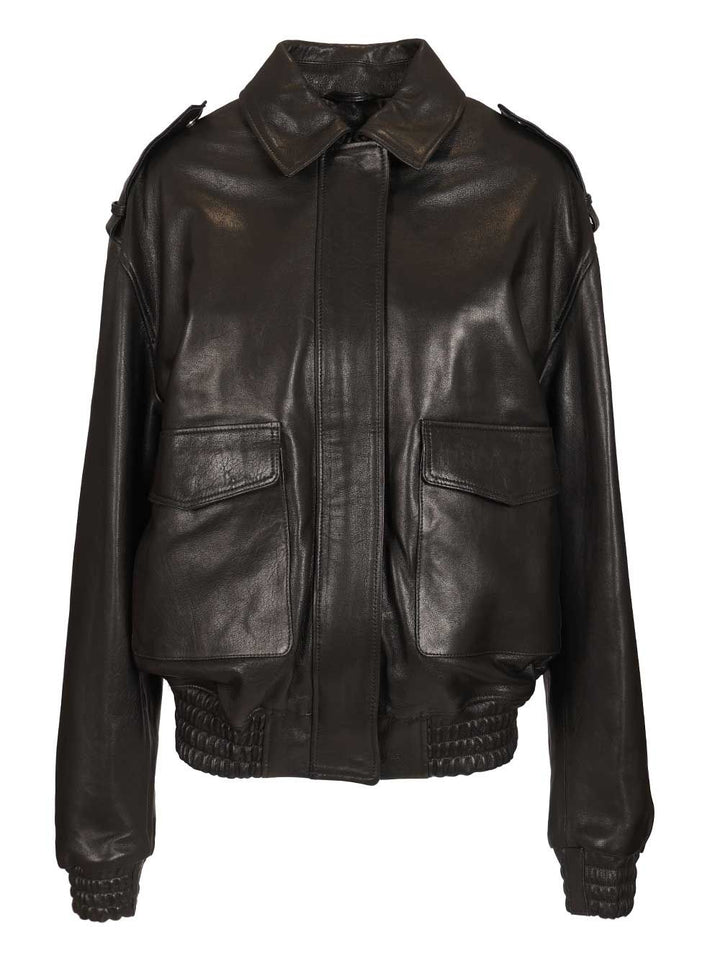 Arma Astral Leather Jacket Giacche - Nero | 8a9b775c33f61715fd74cd6c4aa5386ee67d18cd
