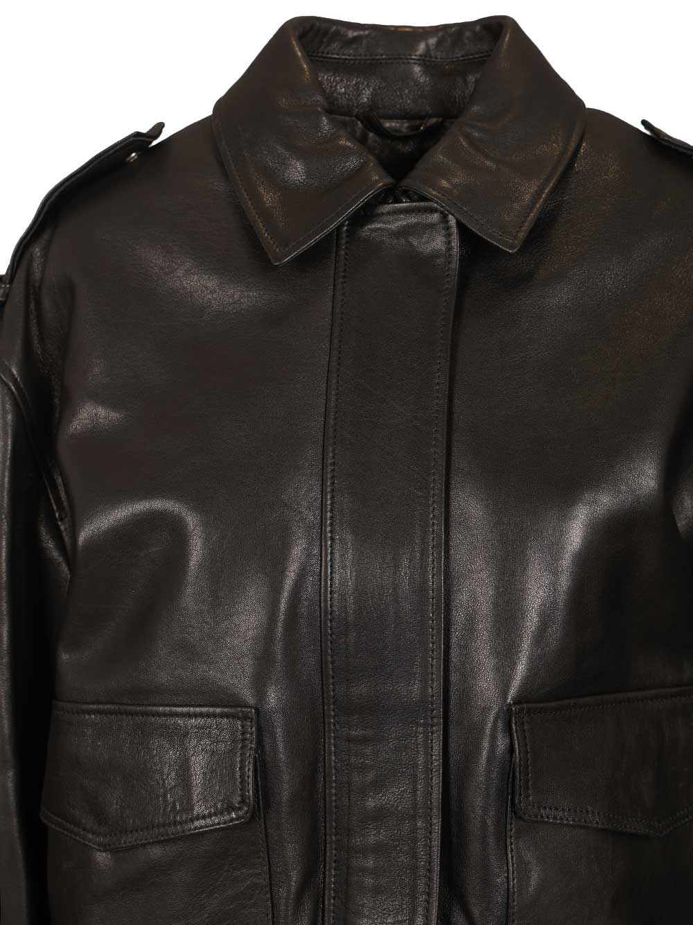 Arma Astral Leather Jacket Giacche - Nero | fd130646c2ddadf6ca097d64b68332d1ce7f3058