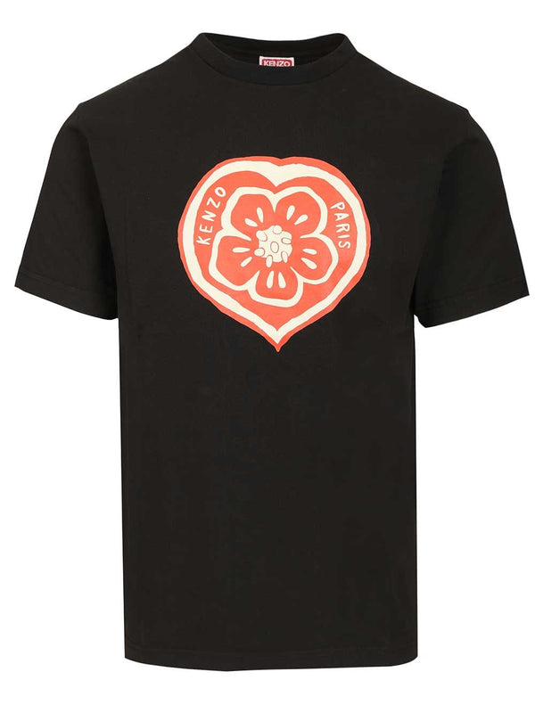 Boke Heart T-Shirt Nero