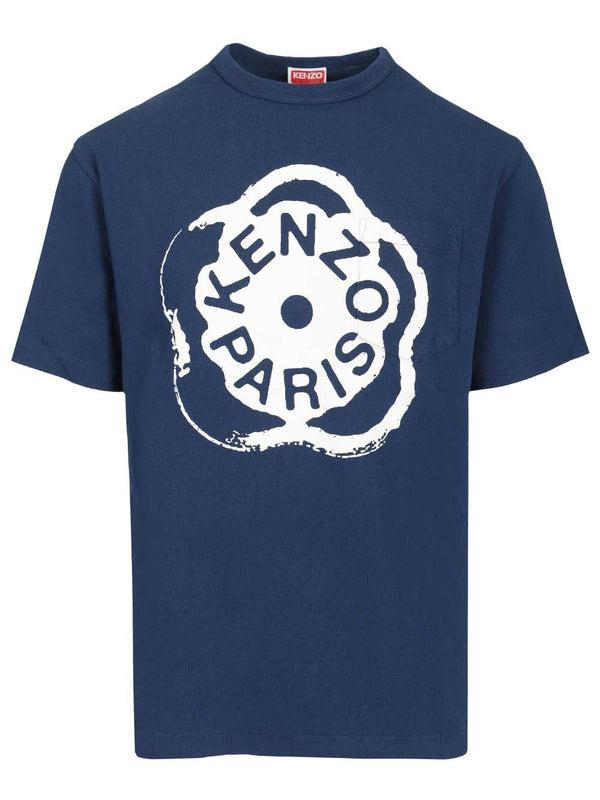 Boke Flower 2.0 T-Shirt Blu