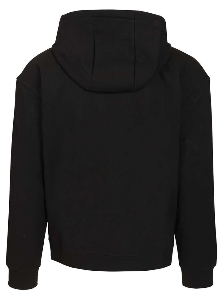 Giorgio Armani Cashmere And Cotton Hooded Sweater Sweatshirts - Nero | ba256c7930143adce81eb88a0045790b48d079a1