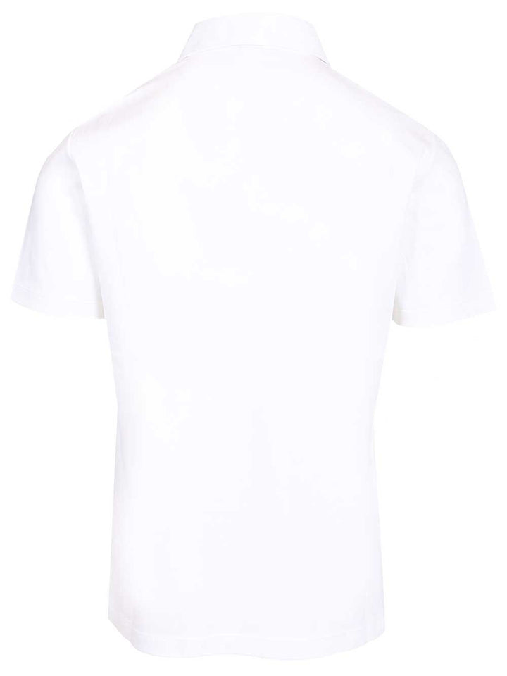 Giorgio Armani Cotton Interlock Polo shirt - Bianco | fad12c9751b178c54cc9d0ad8b7a5cd38821e178