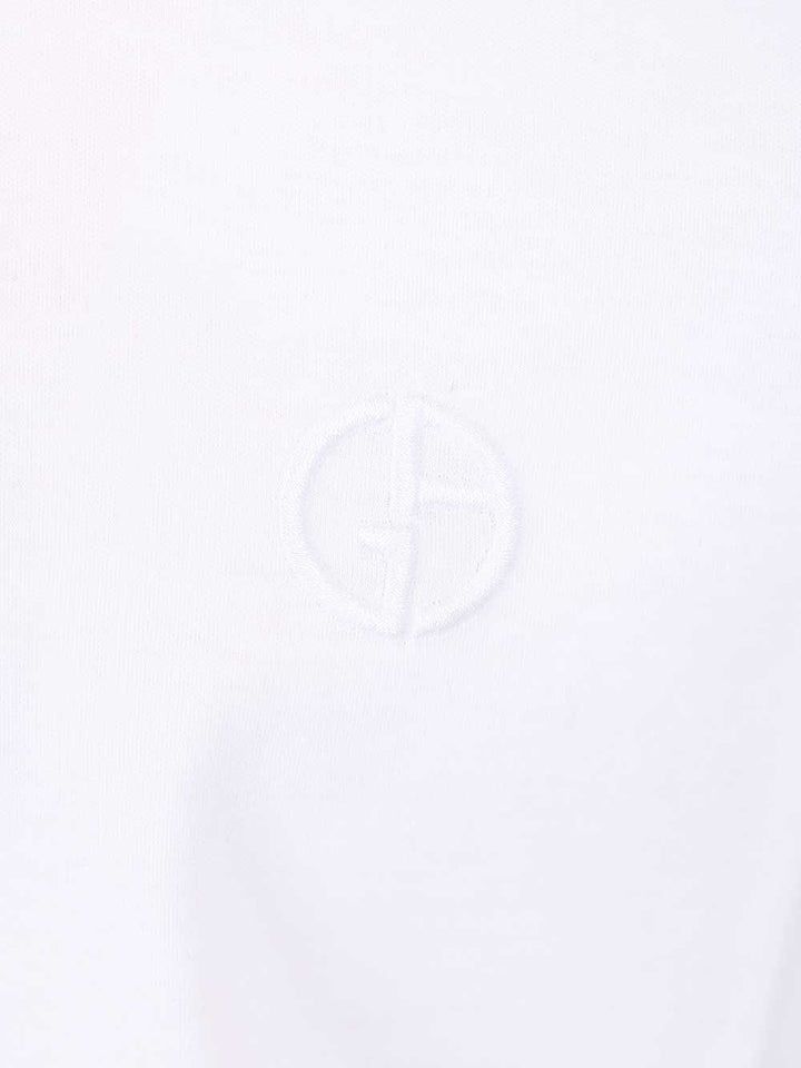 Giorgio Armani Cotton Interlock Polo shirt - Bianco | 2373020f4de0b8b0d30616d340f41e46d0373ebf