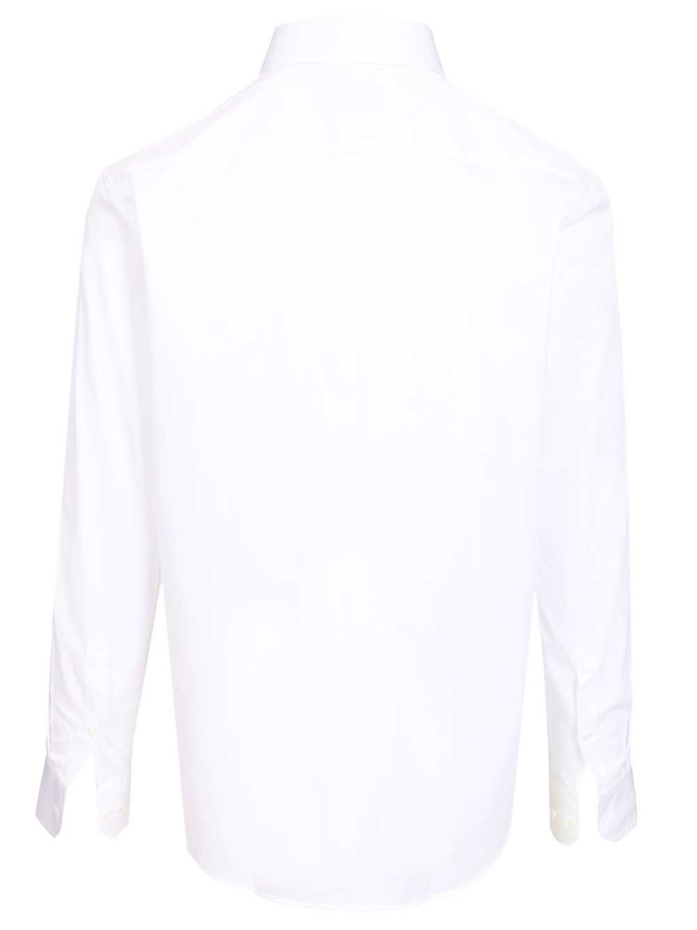Giorgio Armani Classic Cotton Shirt Shirts - Bianco | e50741dfcc75500e9c0cf0f81523b7d239c70719