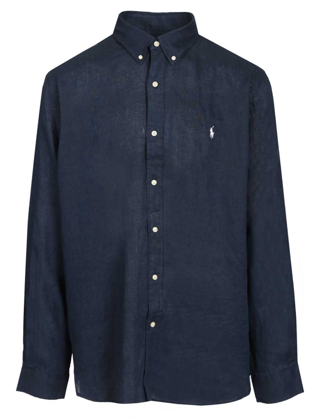 Polo Ralph Lauren Lightweight Linen Shirt Shirts - Blu | 7e8dbeda23b23bf063293522300ea58eef031687