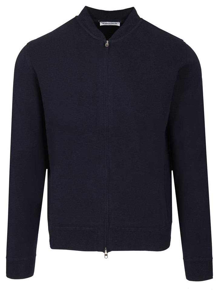 Al Duca D'Aosta Cotton Cardigan Polo shirt - Blu | 2b14acc571340648d3a1095d3fd8525171236210