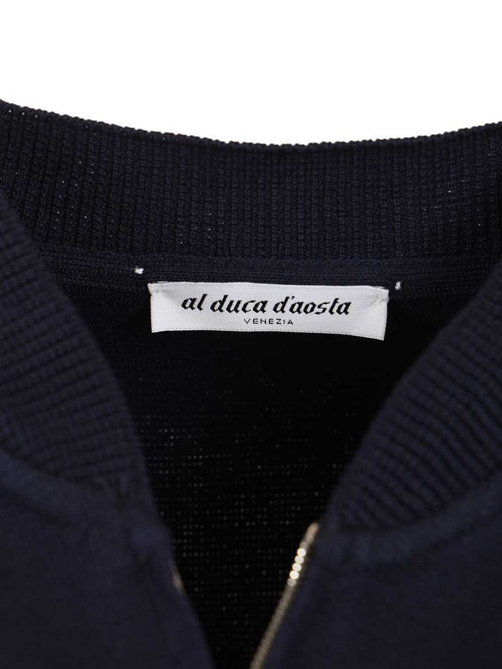 Al Duca D'Aosta Cotton Cardigan Polo shirt - Blu | c8f0bdd8a3d0e58b5628a7e7ea957596fbb3c27b