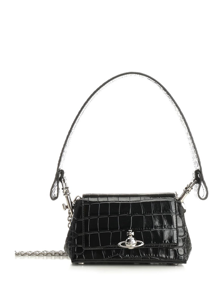 Vivienne Westwood Hazel Small Bag Handbags - Nero | 4d5b6b594934e556ad722a01ca1d6d673b085bde