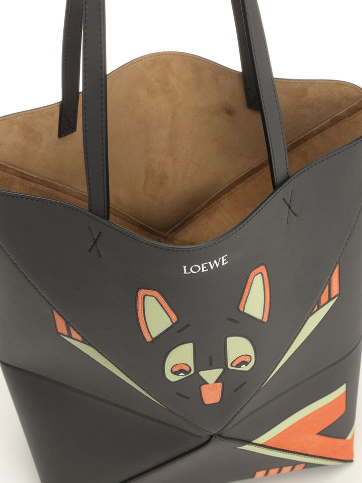 Loewe Puzzle Fold Crossbody Bags - Marrone | 4c24de9c5df6518f9506b505e66714eb7f63ab13