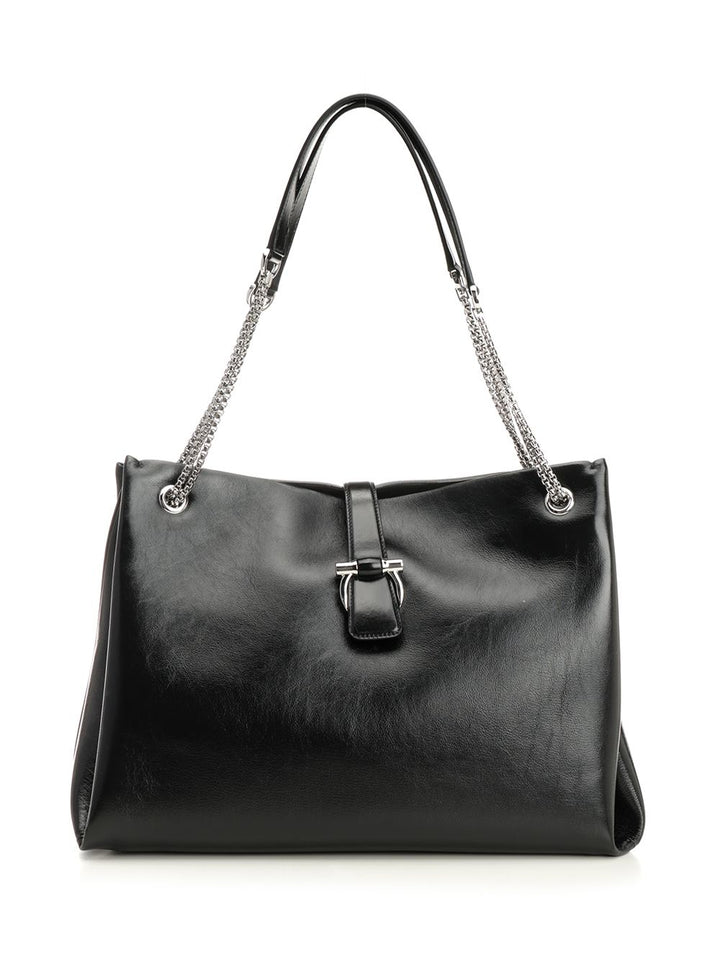 Ferragamo Ferragamo Tote Bag Shoulder Bags - Nero | acb105d559ab1f012bc830c91735b6d28876a781