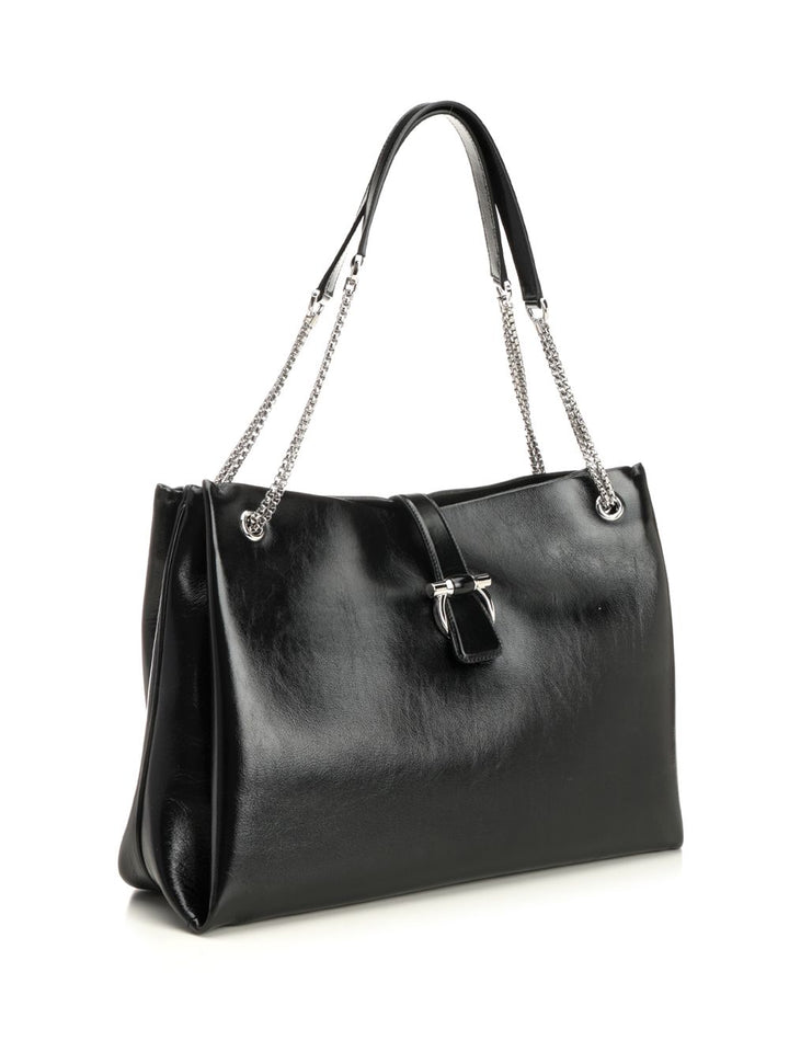 Ferragamo Ferragamo Tote Bag Shoulder Bags - Nero | 397ad4d961e94ea450f6c9cbedbd6d1a10f09117