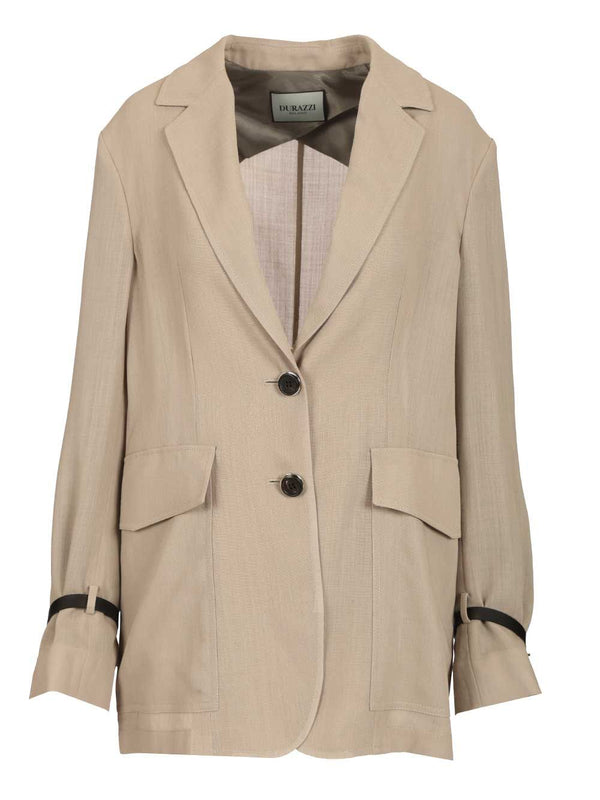 Tailored Blazer Giacche Beige