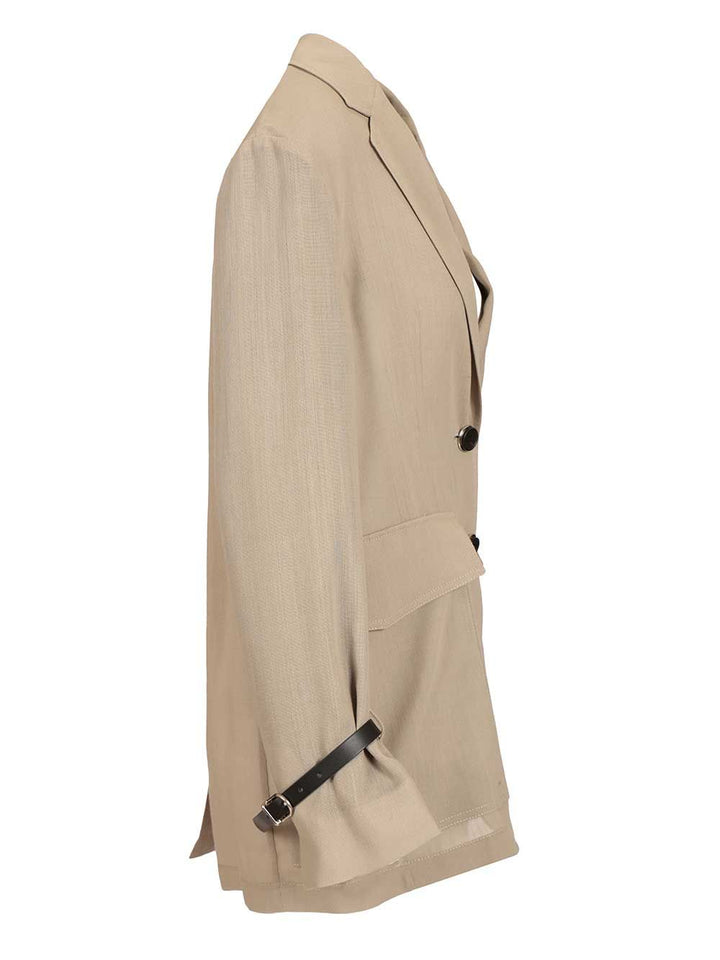 Durazzi Milano Tailored Blazer Giacche - Beige | f0351226706dd9db9d2f7b9639dc242400f964b0