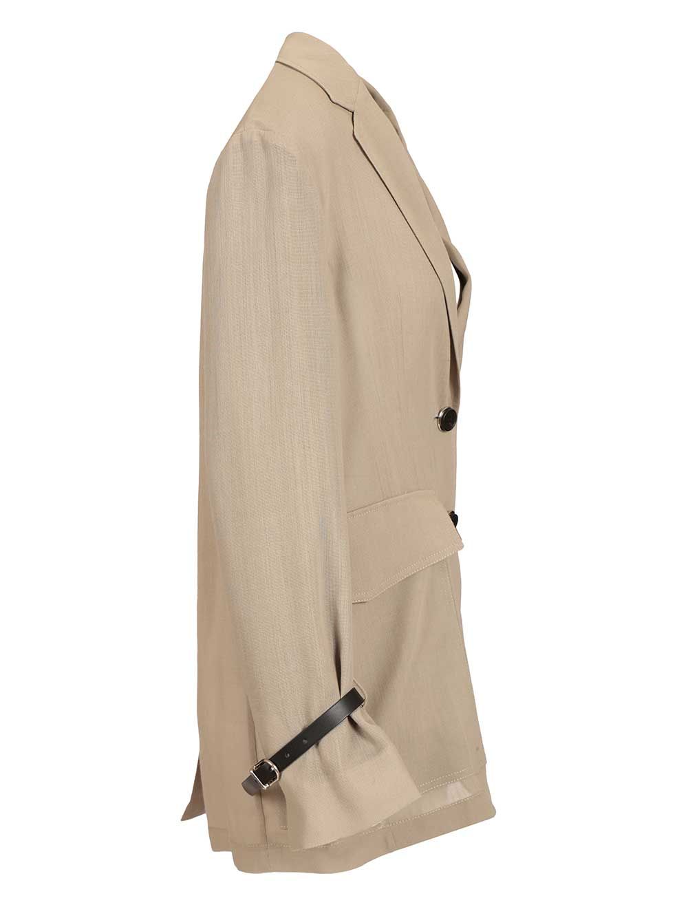 Durazzi Milano Tailored Blazer Giacche - Beige | f0351226706dd9db9d2f7b9639dc242400f964b0