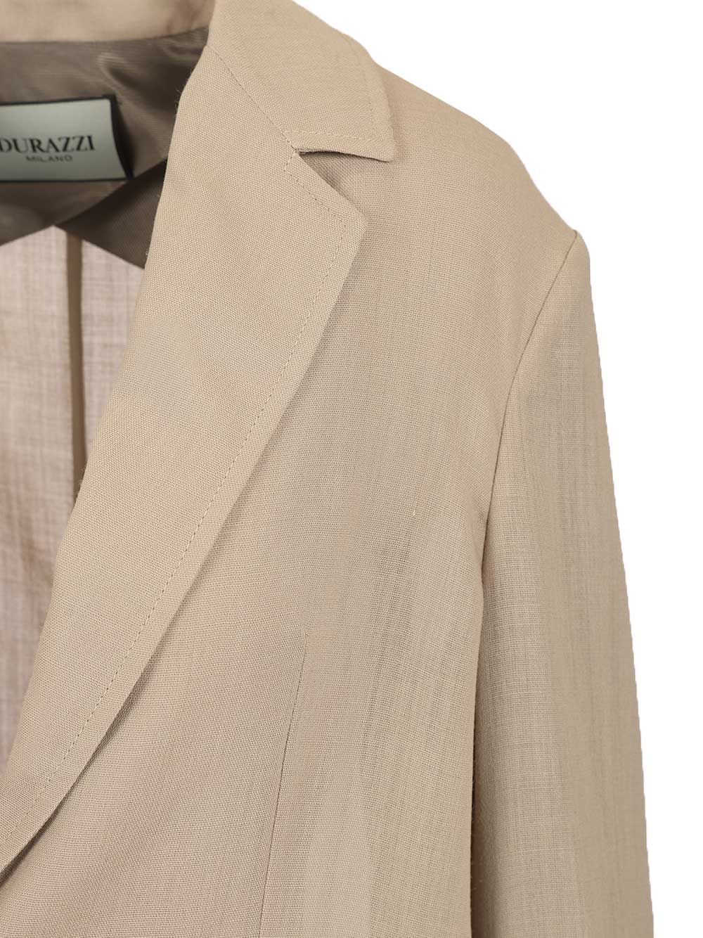Durazzi Milano Tailored Blazer Giacche - Beige | 5a34bda1b614b9cdadbfa489adc99a64b652631c