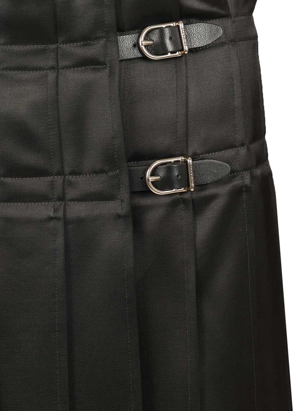 Durazzi Milano Pleated Skirt Gonne - Grey | 96841a705c0c3708f2b5a7acddb2ad3d1f2c05b6