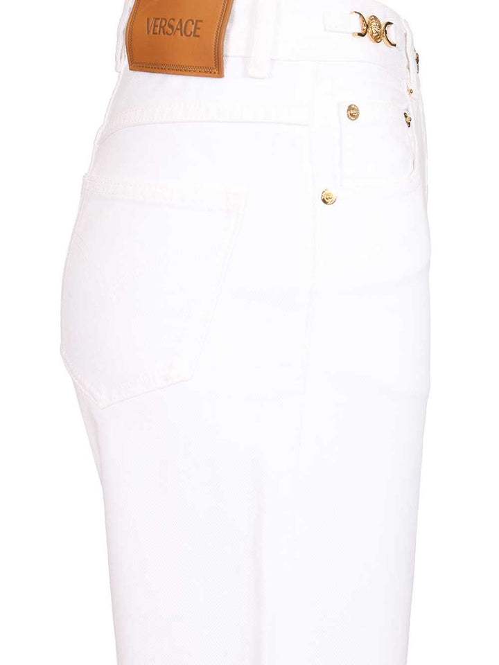 Versace Regular Fit Jeans - Bianco | e6c5c7f63a9f0a4e6b4fab8bf7e01bbf645e6a4e