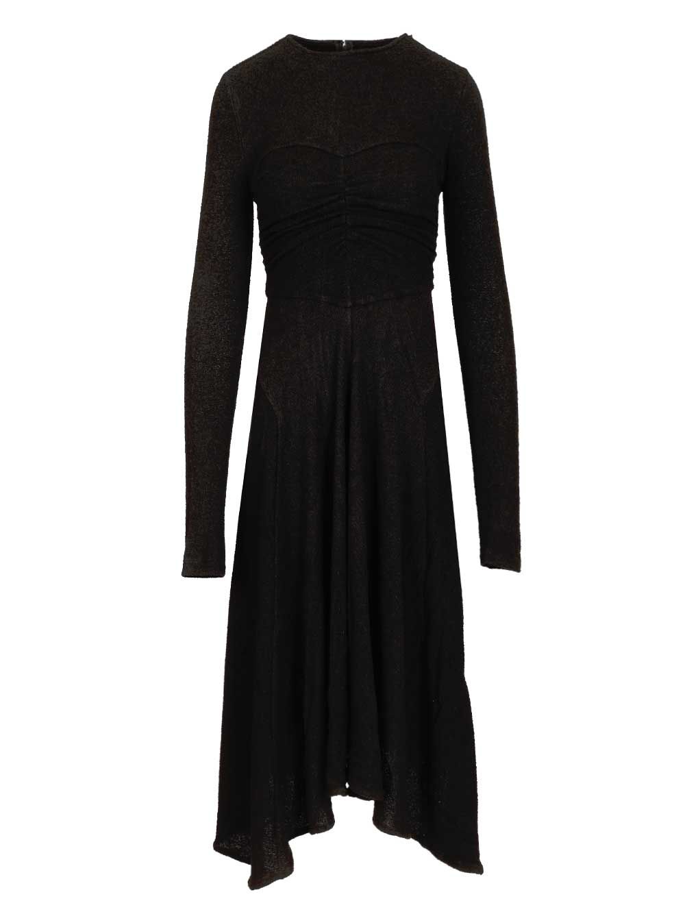 Isabel Marant Cotton Flora Dress Abiti - Nero | 0d9479464402a80b354f179d45273fd4454afb84