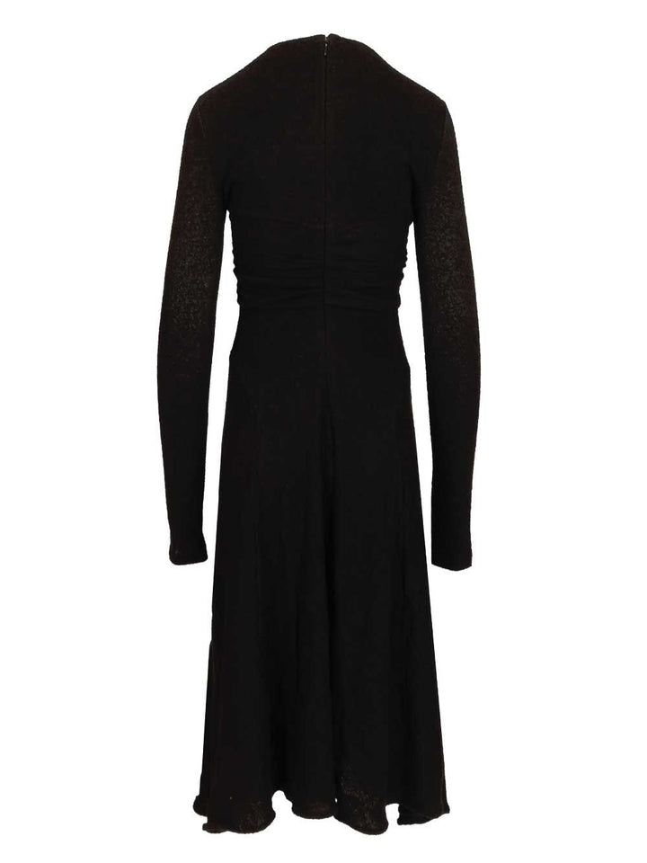 Isabel Marant Cotton Flora Dress Abiti - Nero | 16ceb624369d5528dda5ef9c245e9b7bdbd57e16