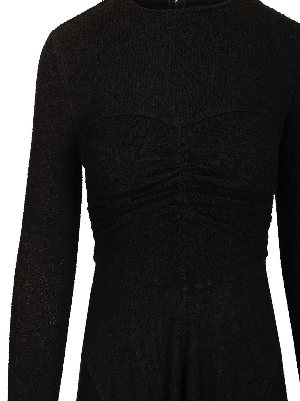 Isabel Marant Cotton Flora Dress Abiti - Nero | b4a9563bbd1f8622b9bd951716268640bbe125b7